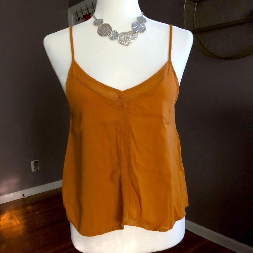 🇺🇸  BUNDLE ONLY - 5/$15 - F21 Sheer Panel Cami Top